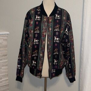 Vintage Infinity Chic jacket Black huntsmen. Size Fits All